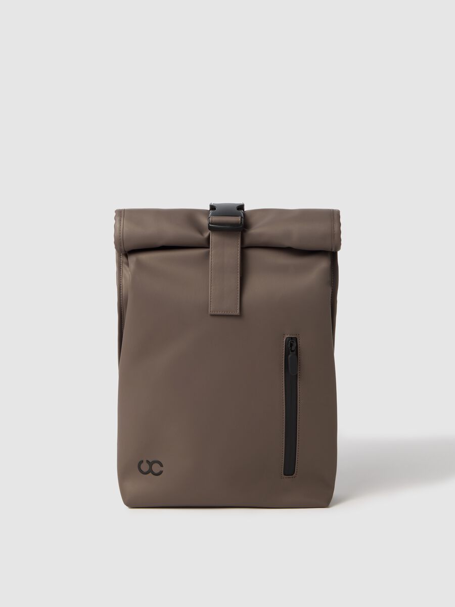 Backpack with rolled flap_0