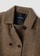 Brown checked wool-blend double-breasted shacket, oversized fit_1