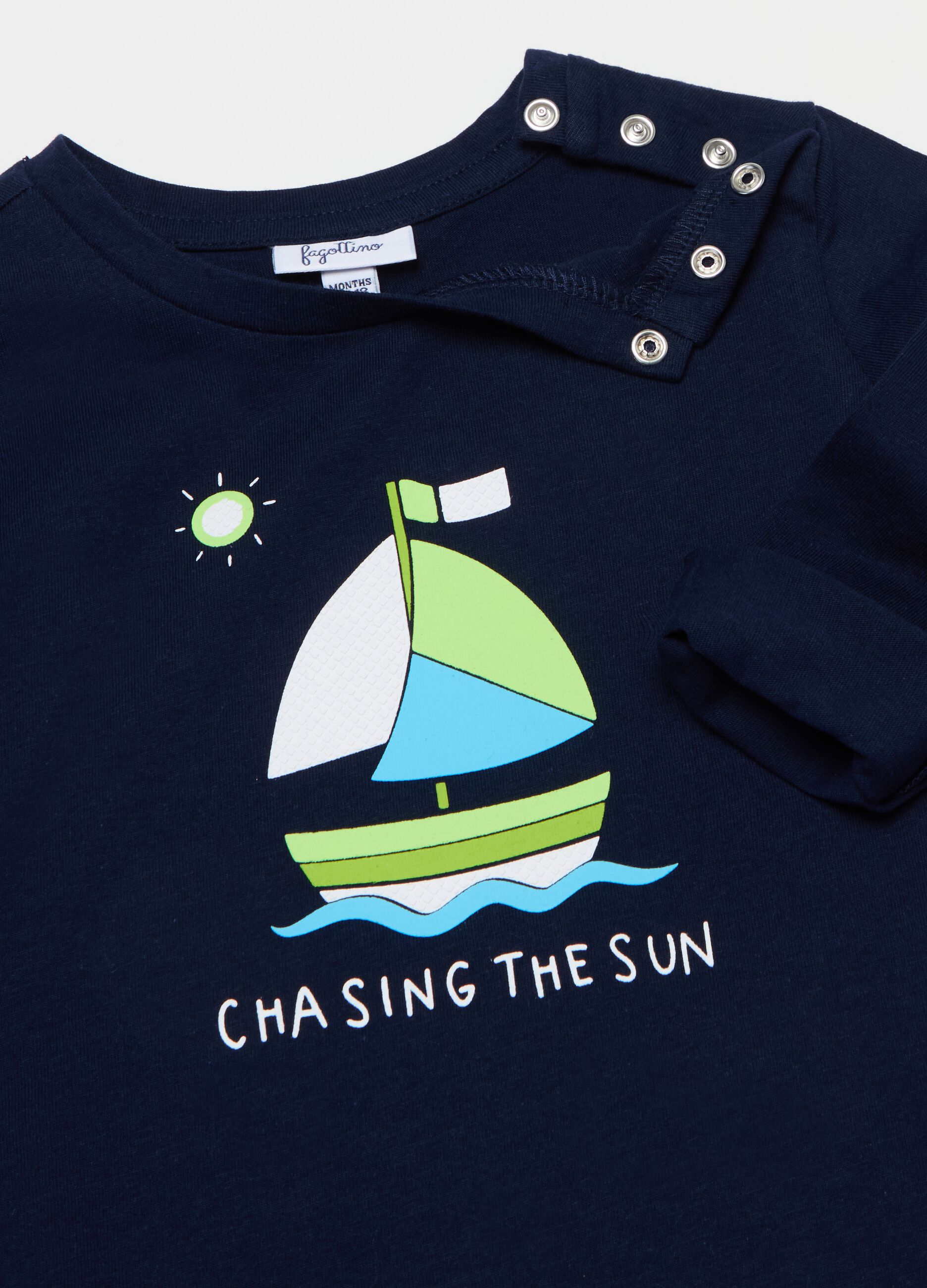 T-shirt maniche lunghe con stampa