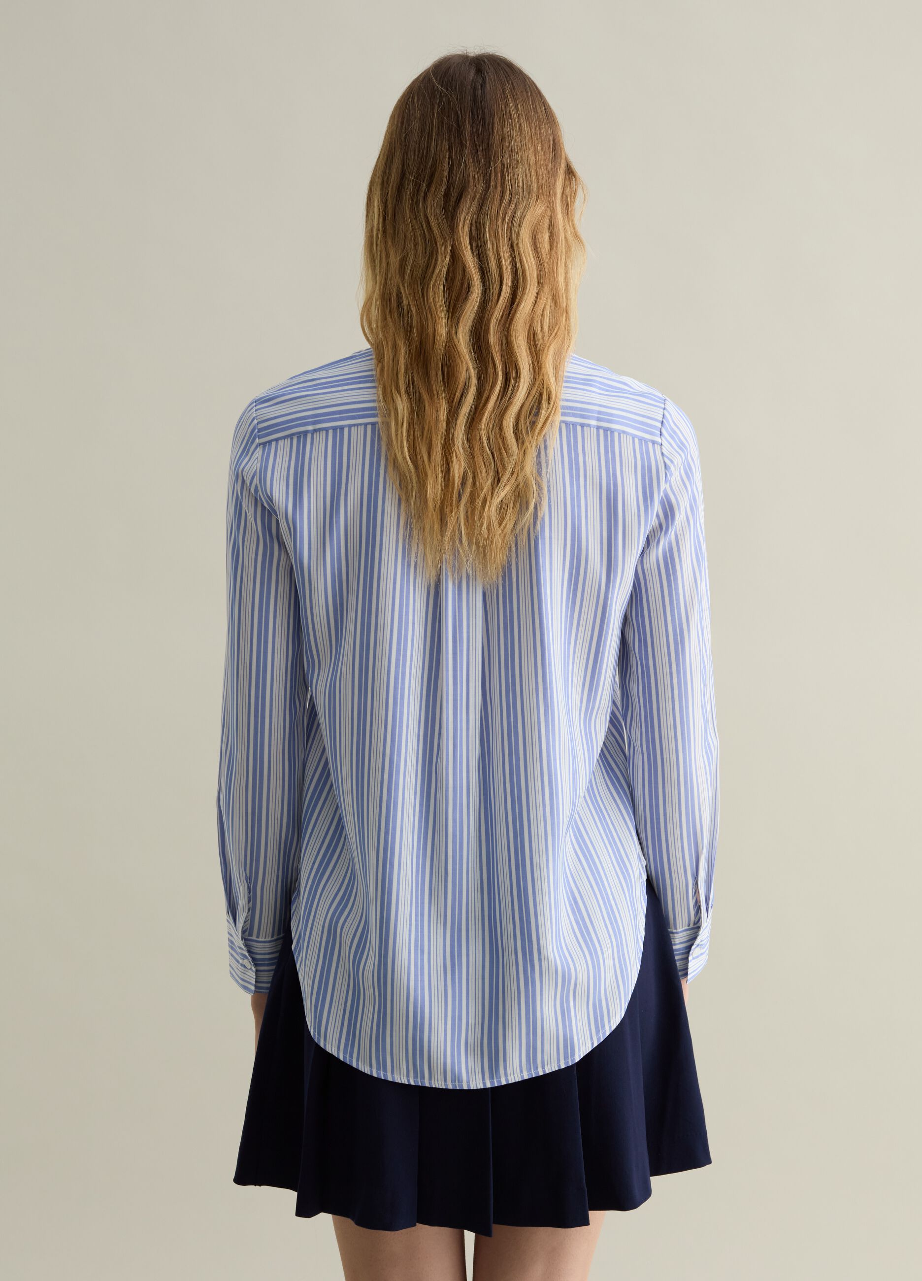 Viscose blend shirt
