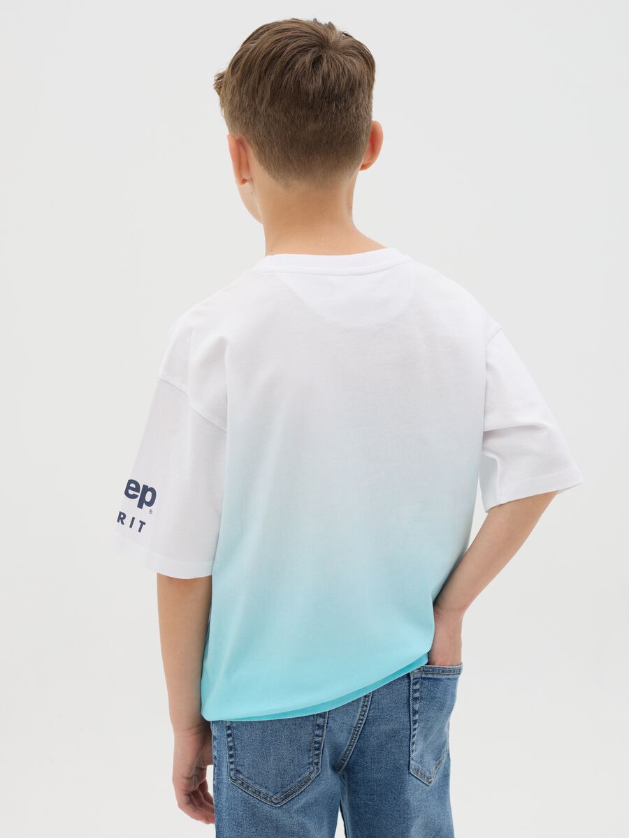 T-shirt in cotone con stampa "Live, Dream, Explore"_2
