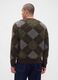 Multicolour pullover in stretch fabric with tartan pattern_2