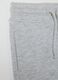 Grey regular fit pure cotton trousers for boys_3
