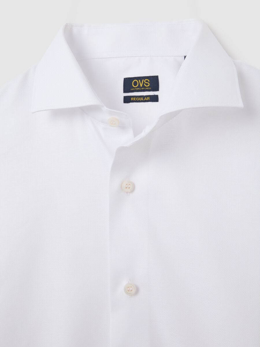 White Long-Sleeved Cotton Shirt_5