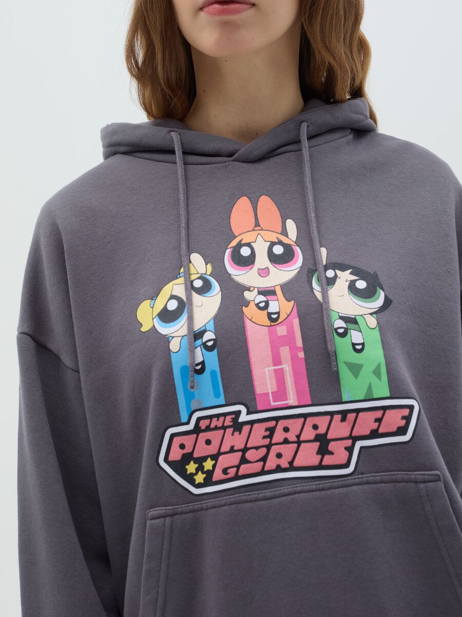 Sweatshirt with hood and The Powerpuff Girls print_2