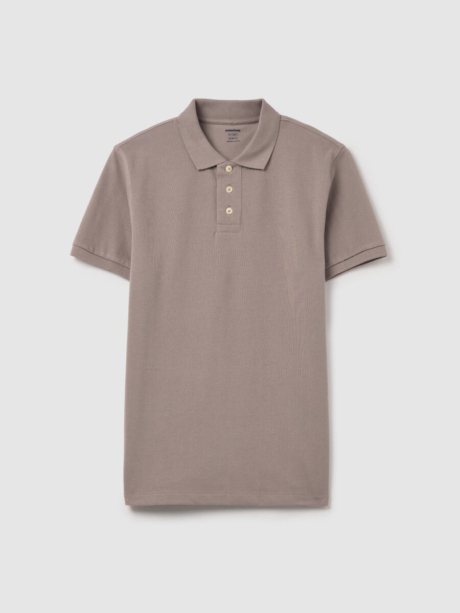 Polo shirt in organic cotton piquet_4