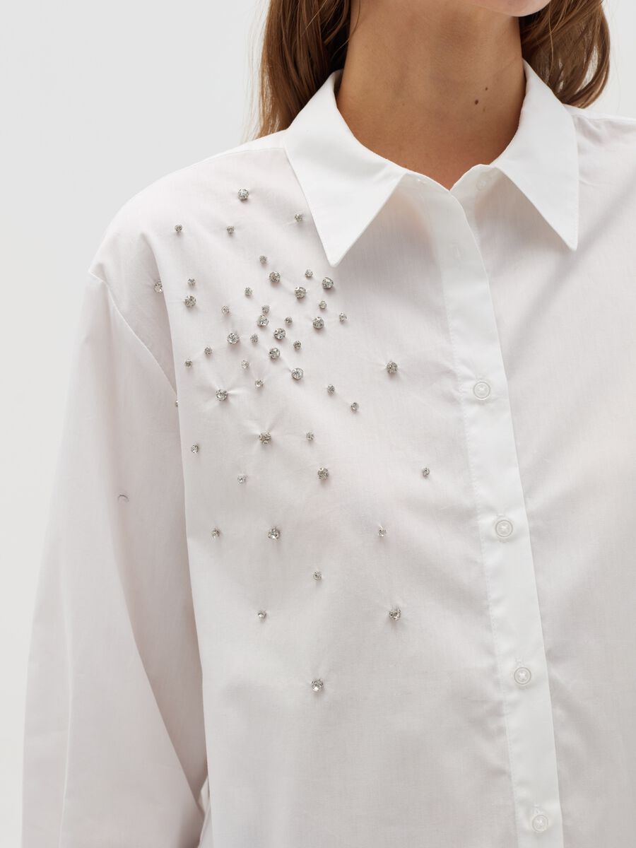 Cotton shirt with diamantés_2