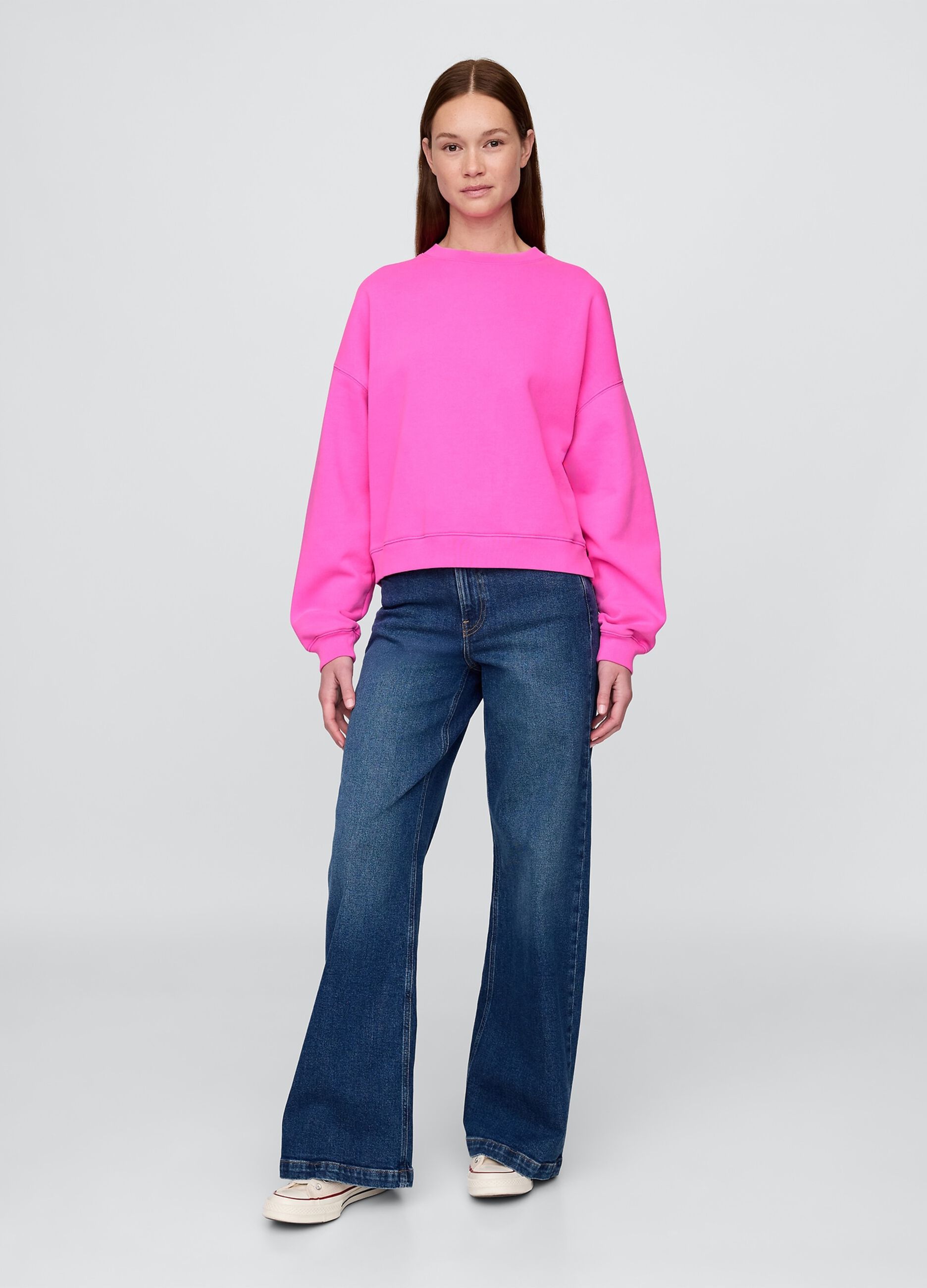 Pink Crewneck Sweatshirt