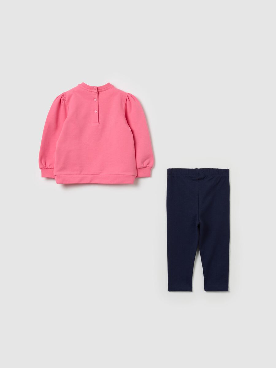 Jogging set in cotone stretch con orsetto_1