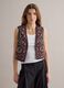 Black pure cotton gilet with embroidery_2