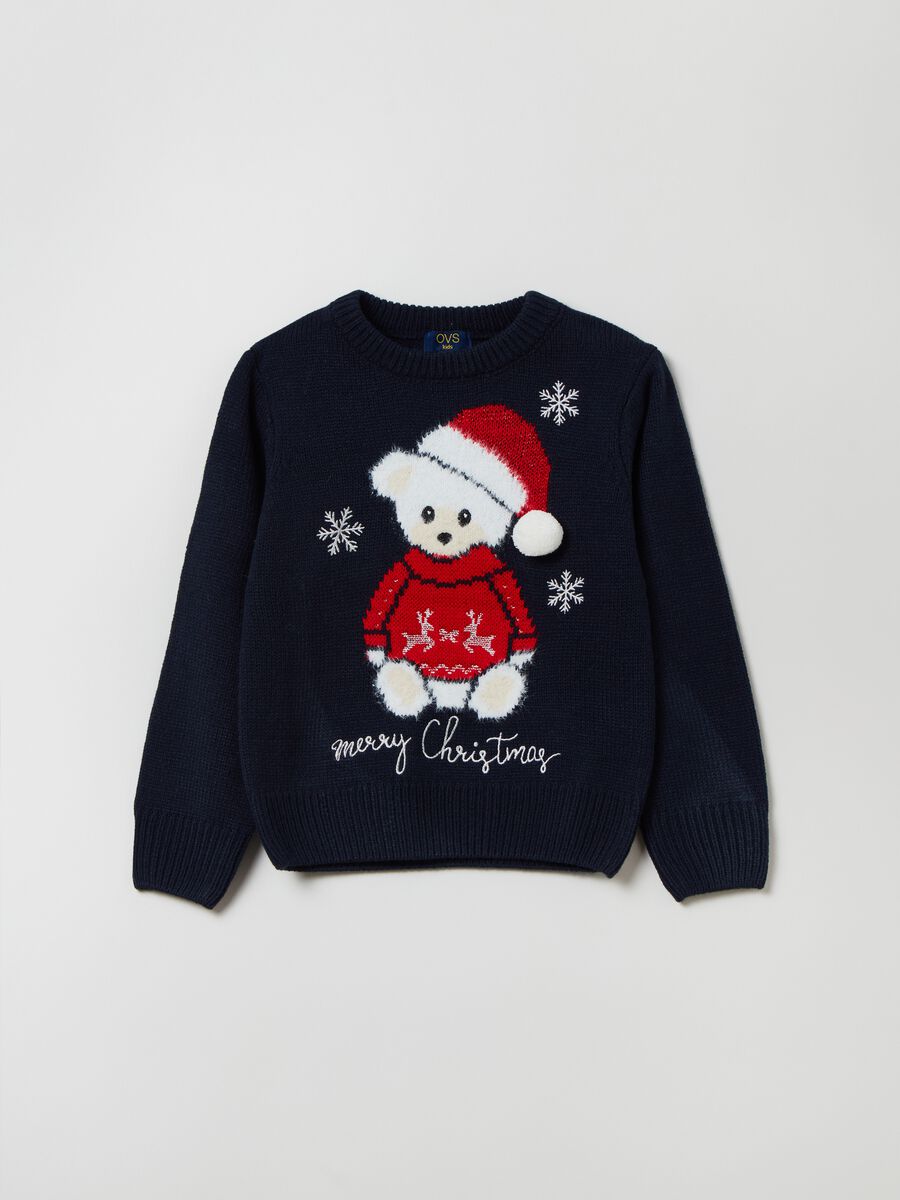 Christmas Jumper con disegno orsetto_0
