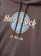 Grey pure cotton hoodie with Hard Rock Cafe print_1
