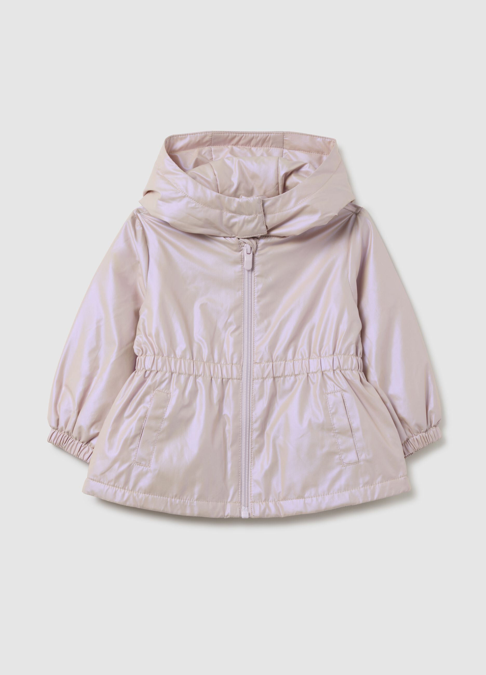 Girls' Pink Regular Fit Jacket