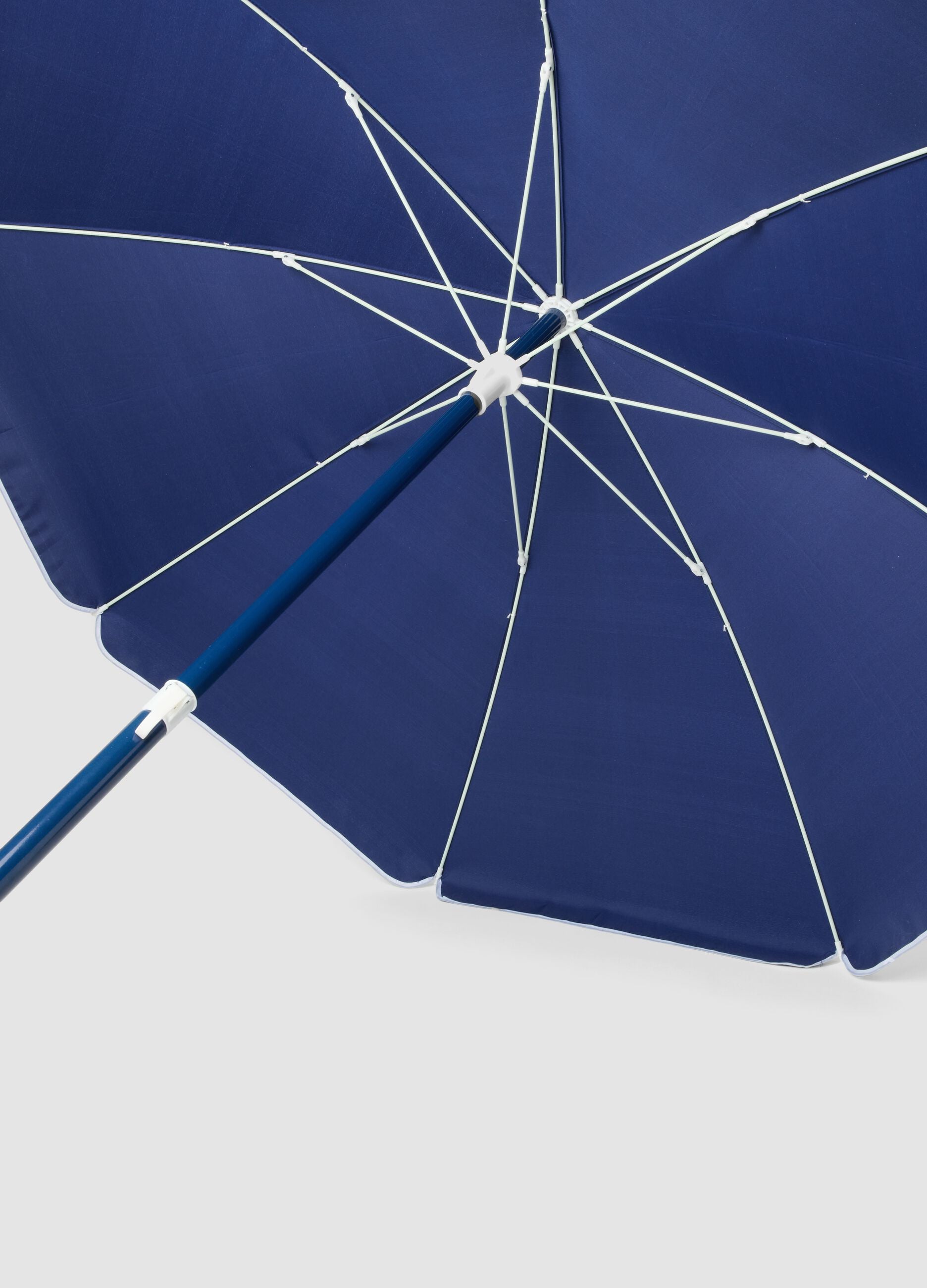 Blue parasol with carry case