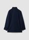 Navy regular-fit coat with concealed fastening_2