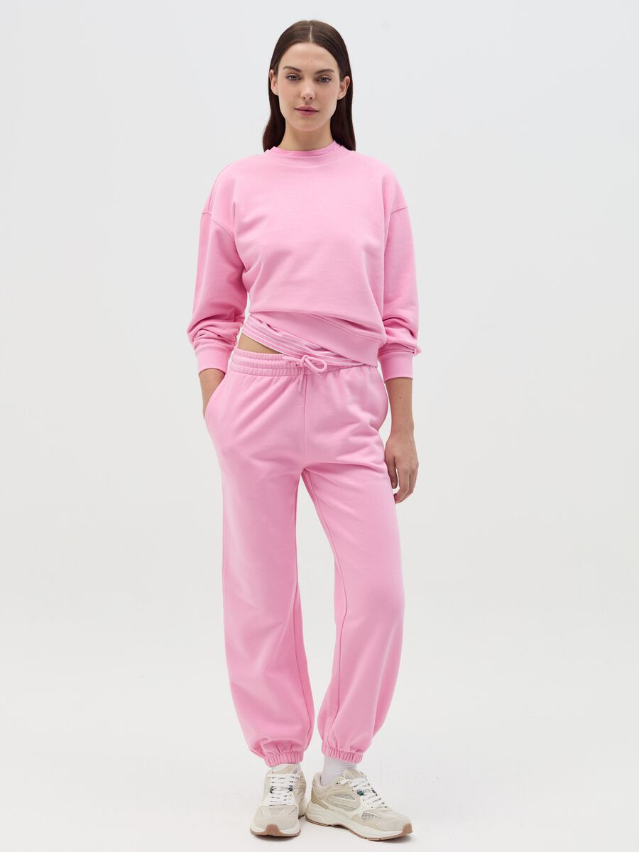 Essential joggers in fleece with drawstring_0