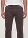 Brown regular-fit stretch cotton twill trousers_3