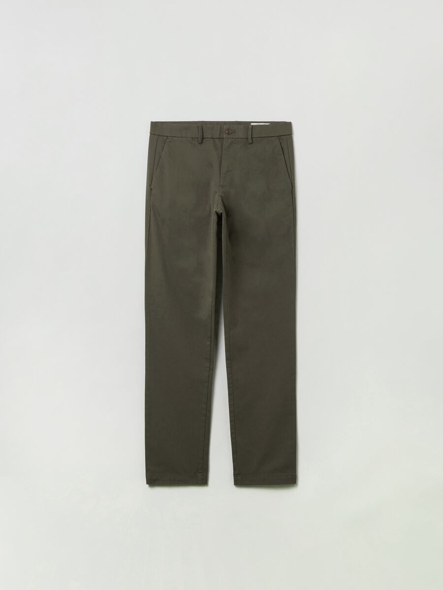 Pantaloni chino straight fit_3