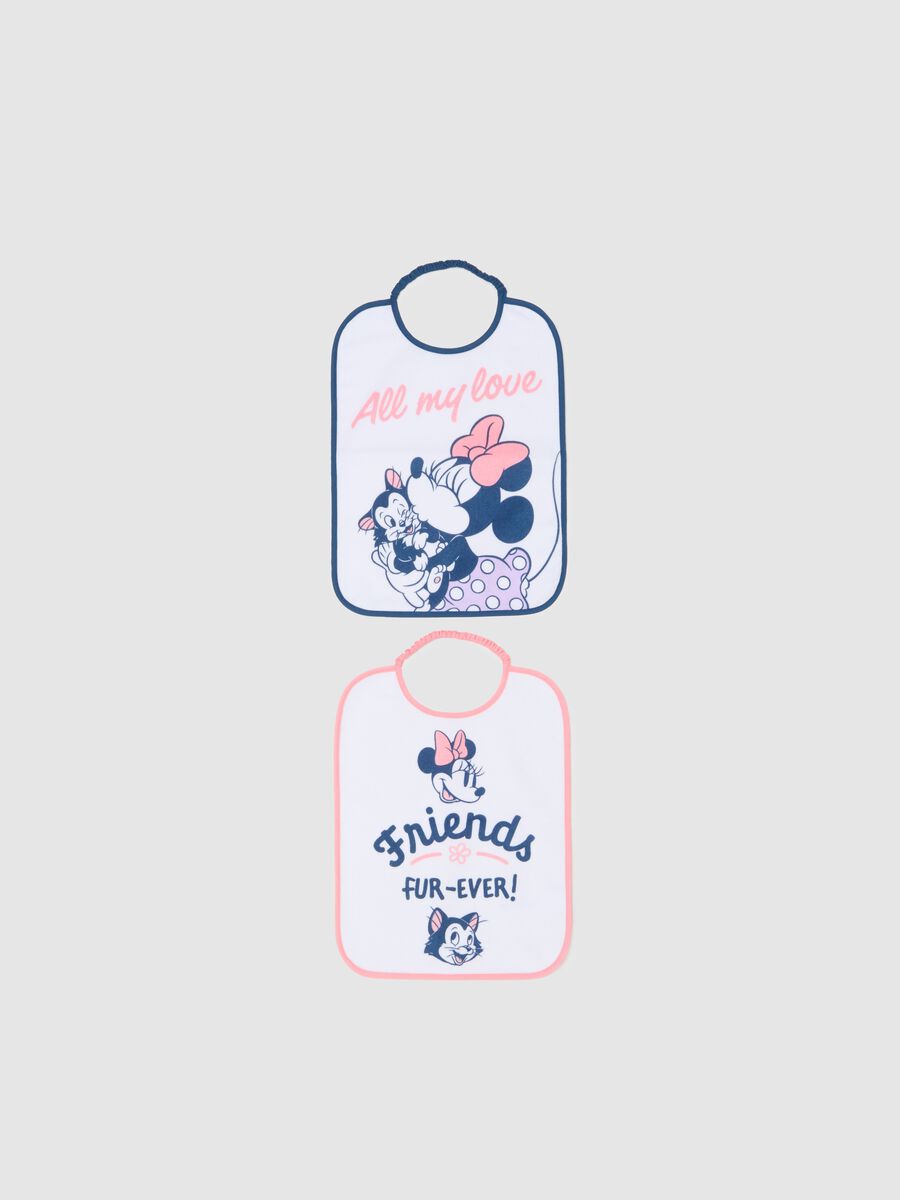 Two-pack bibs with Minnie Mouse and Figaro print_0