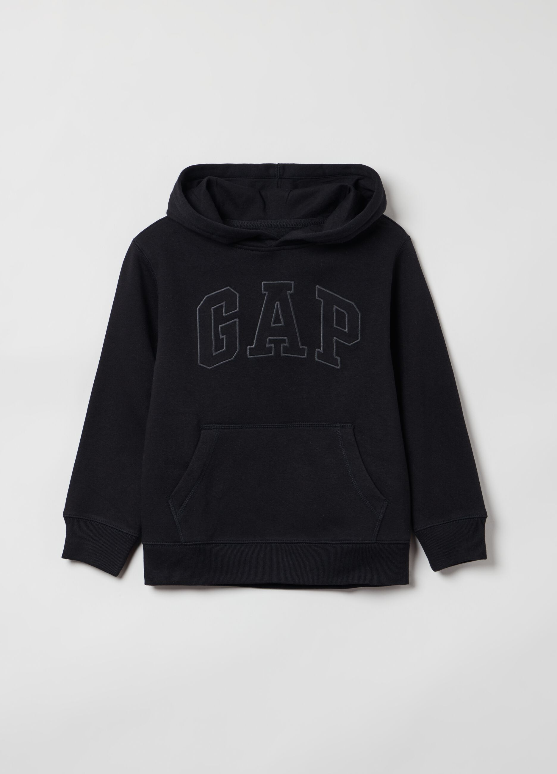 Hoodie with embroidered logo