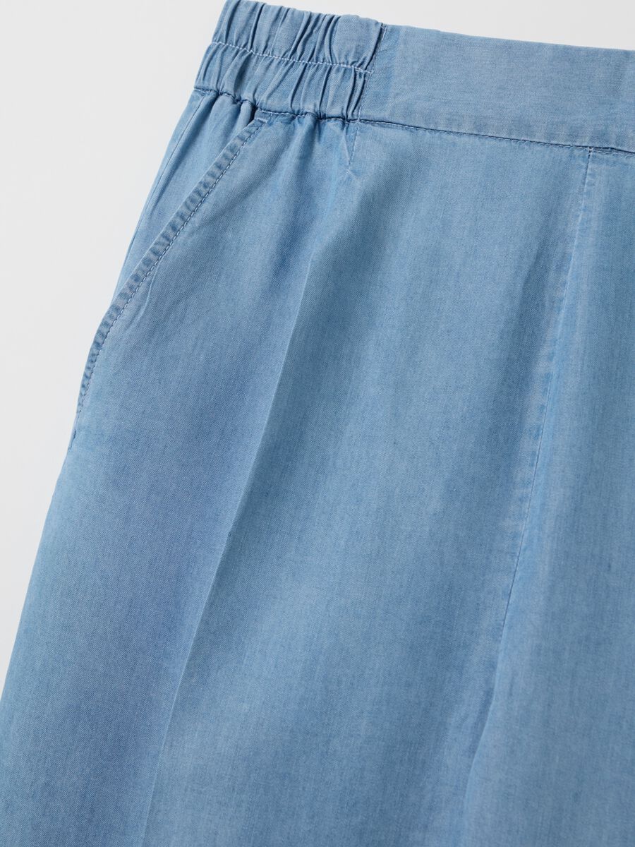 Carrot-fit denim-effect joggers_5