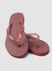 Pink flip-flops with translucent straps_2