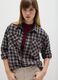 Multicolour check shirt in pure cotton and flannel regular fit_0