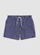 Blue striped swim shorts_0
