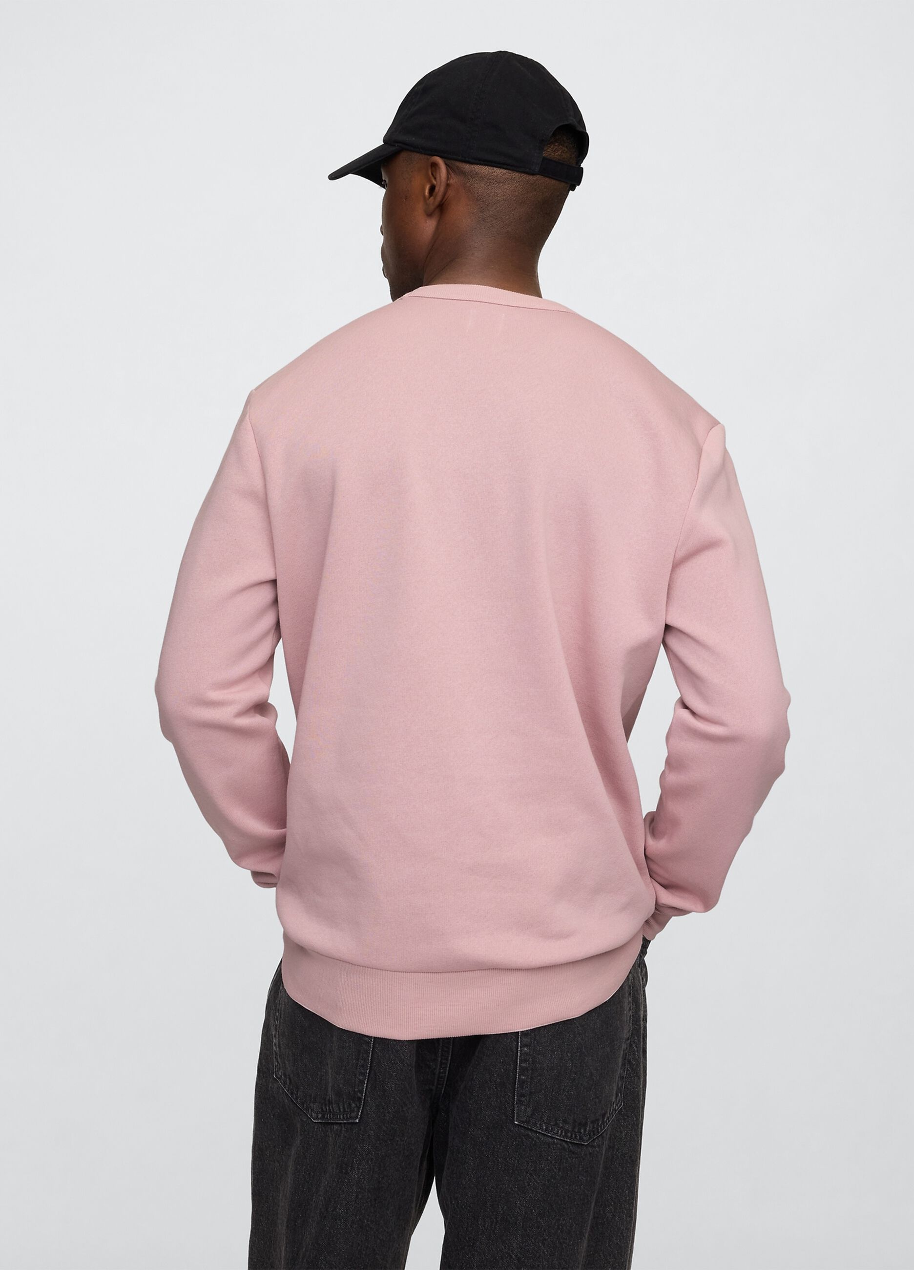 Felpa rosa con logo Gap