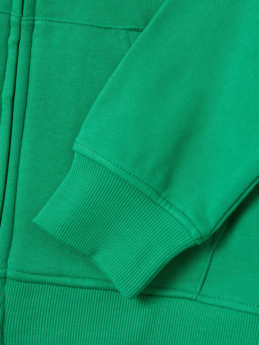 Full-zip sweatshirt in French terry with hood_2