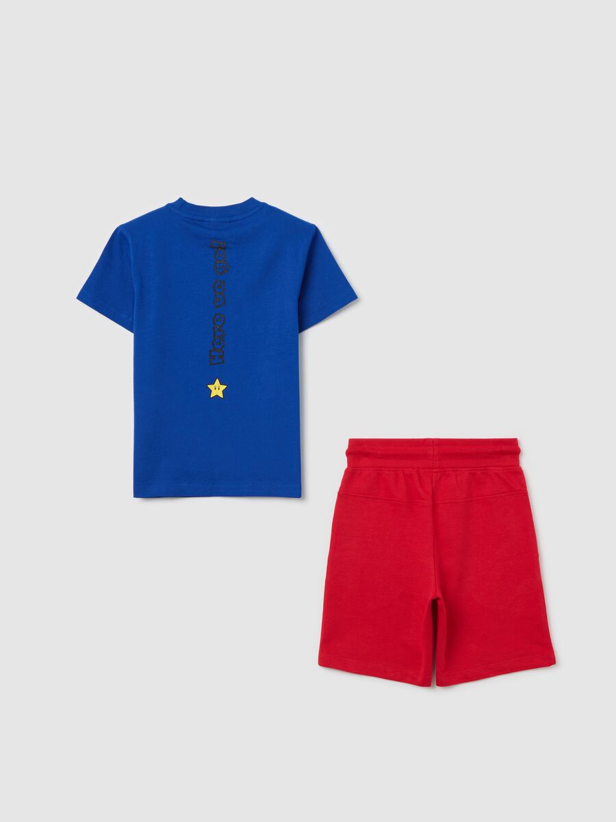 Jogging set blu e rosso stampa Super Mario™ e Yoshi_1