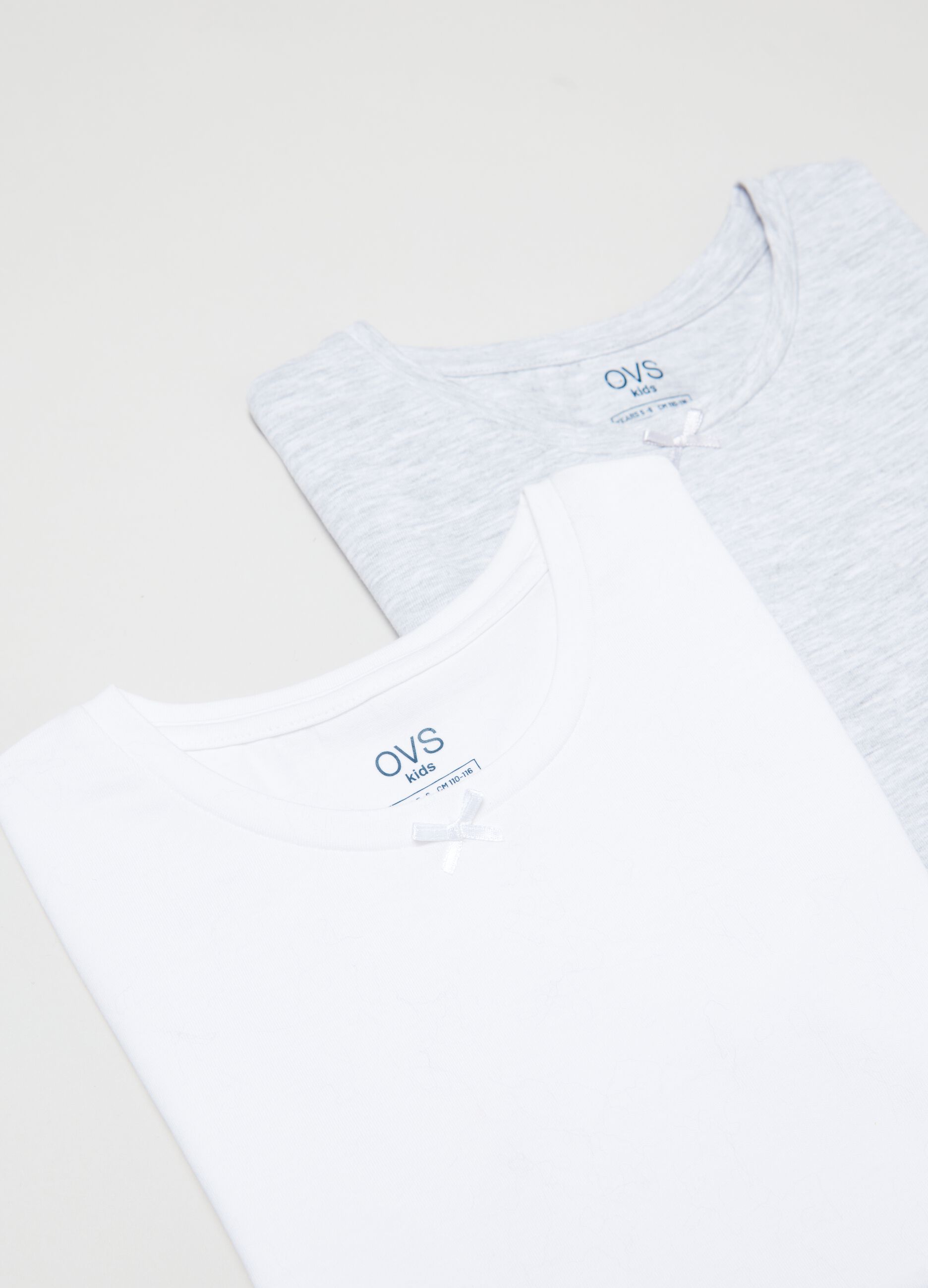 Bipack t-shirt intime con fiocchetto_2