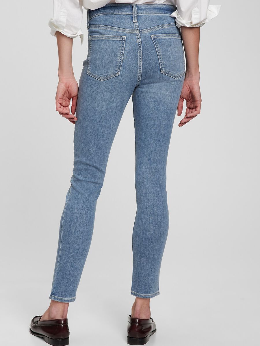 Faded, skinny-fit stretch jeans_1