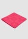 Telo mare rosa in puro cotone con motivo jacquard_0