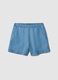 Light blue denim shorts in pure lyocell with elasticated waist, regular fit_4