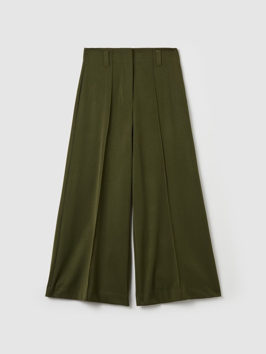 Pantalone bootcut fit con cuciture in rilievo_4