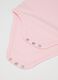 Tripack of girls' bodysuits in pure multicolour cotton_3