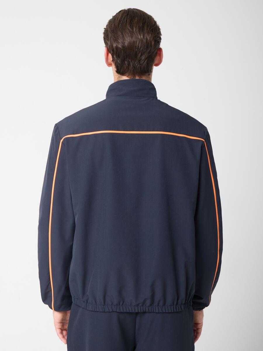 Technical fabric full-zip with contrasting profiles ALTAVIA COURT_3