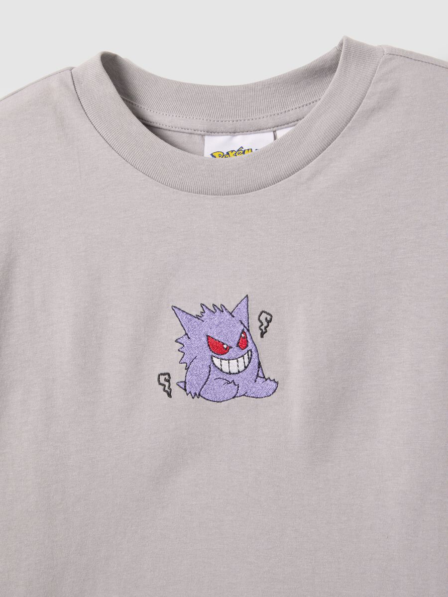 Grey pure cotton T-shirt regular fit with Pok&eacute;mon print_5
