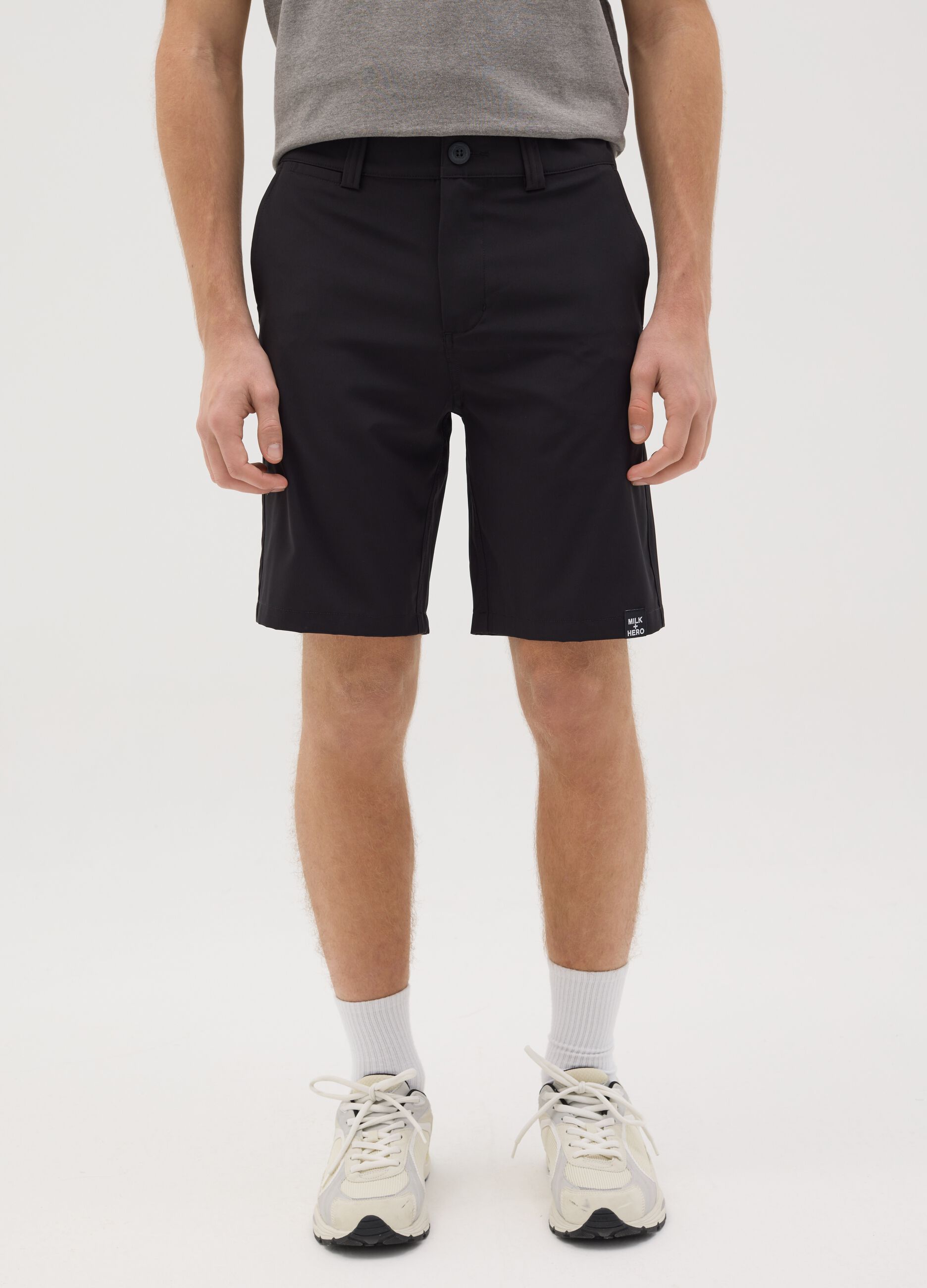 MILK+HERO Stretch Black Beach Boxers