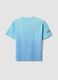 Blue pure cotton Sonic print T-shirt for boys_1