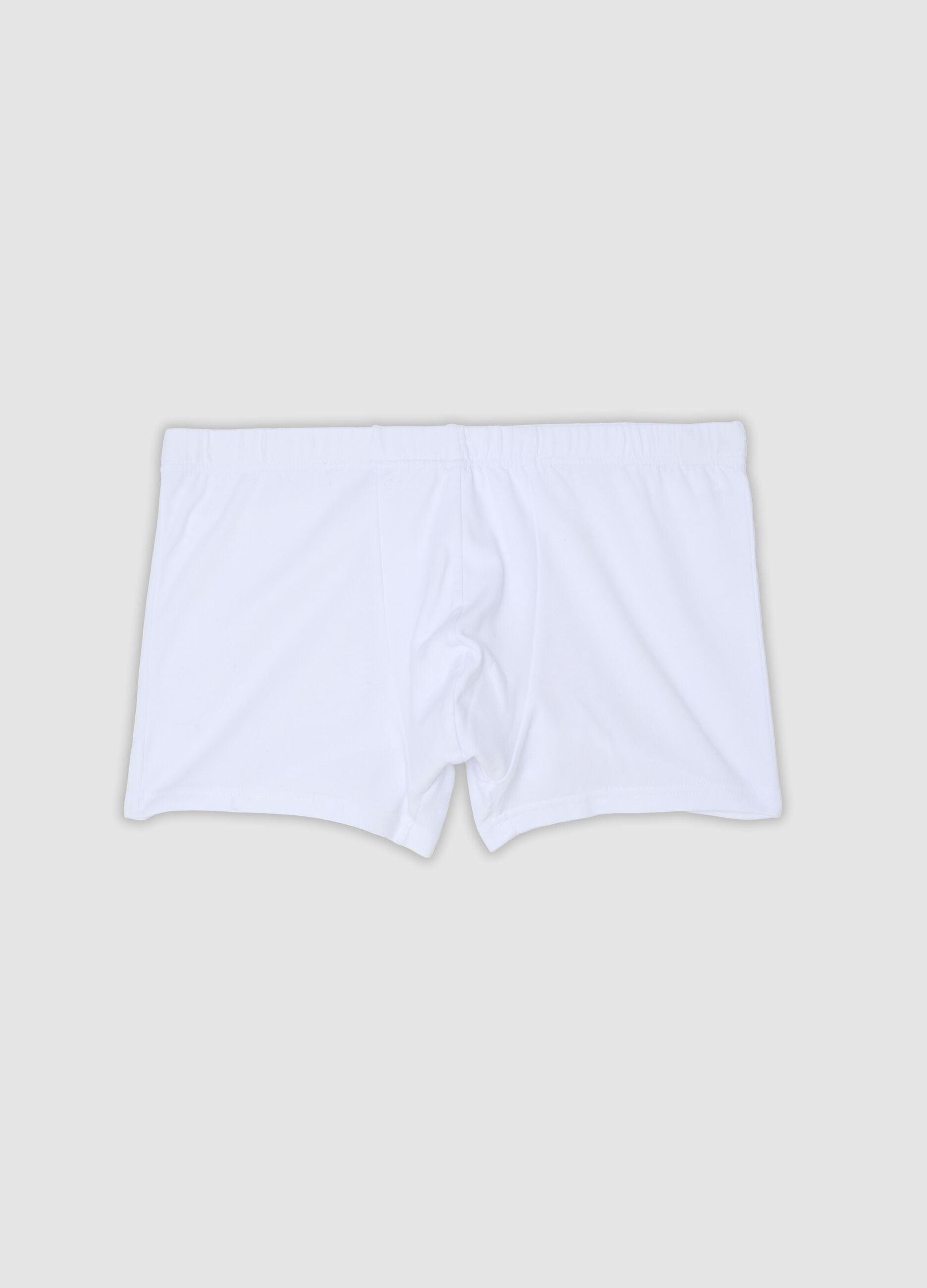 White organic cotton boxer shorts