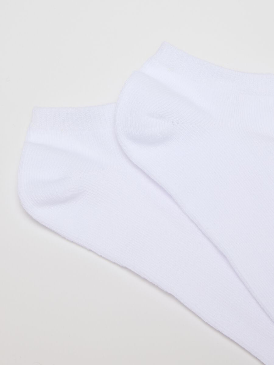 Multipack of Short White Cotton Blend Sports Socks_1