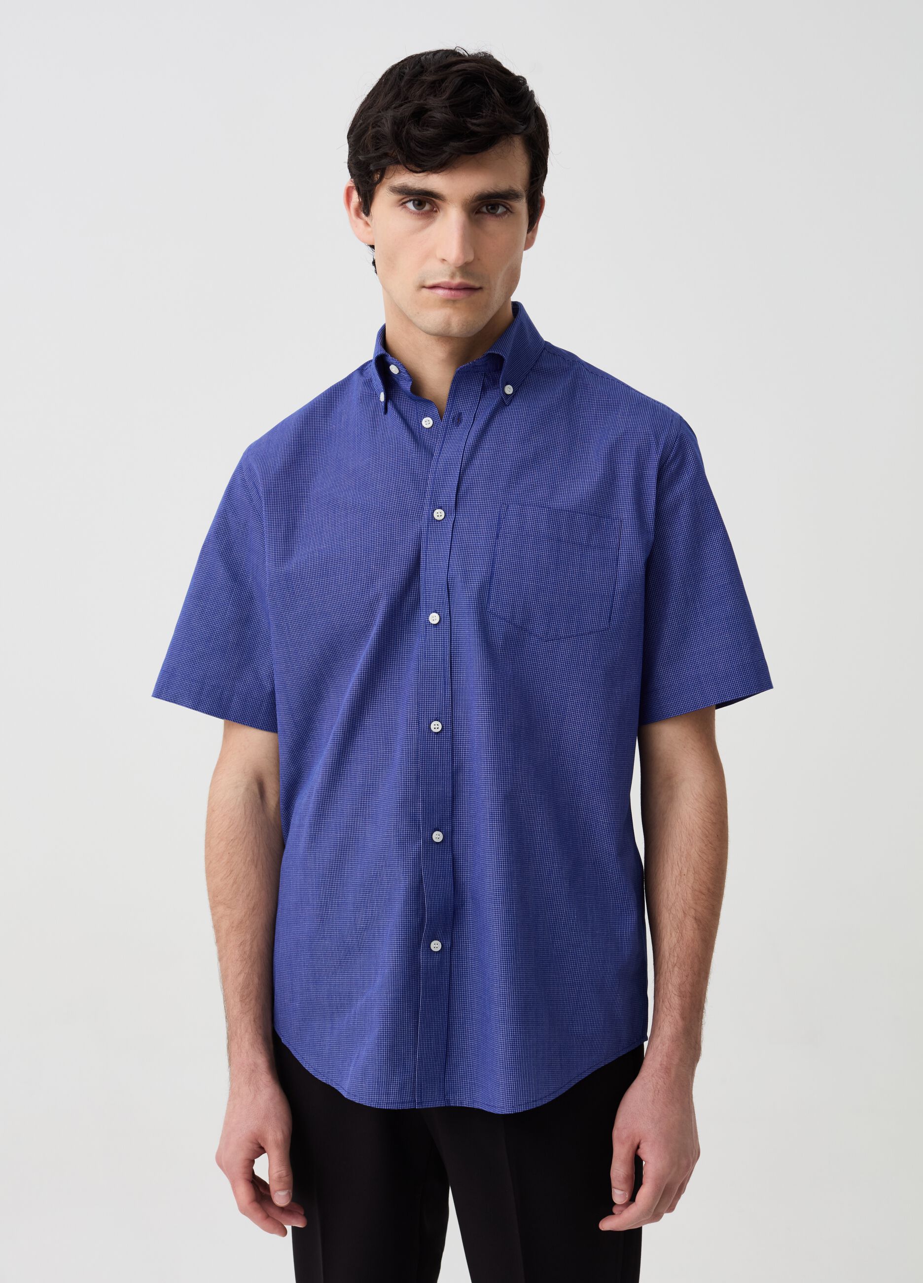 Ovs Camicia a maniche corte micro fantasia