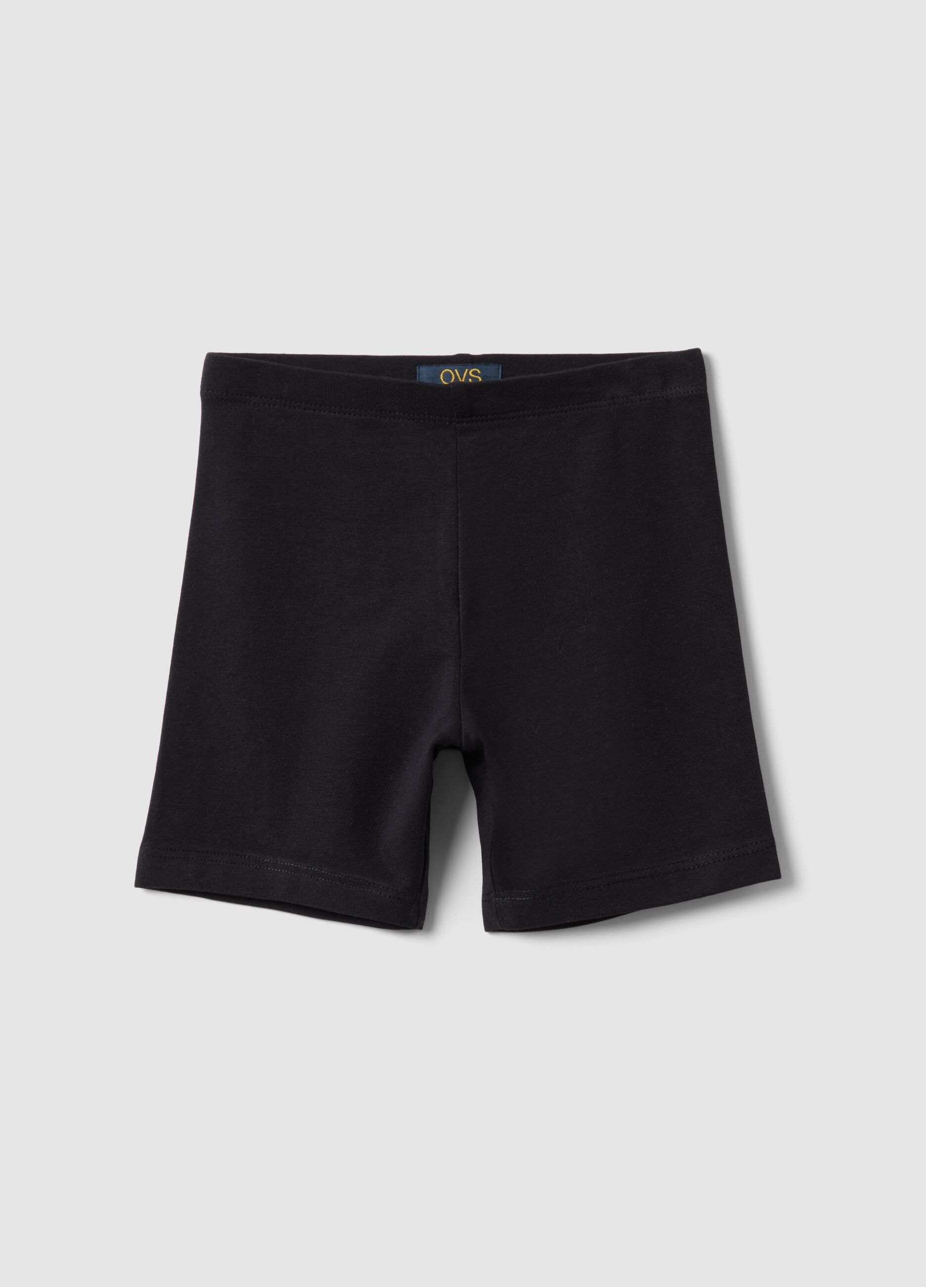 Blue organic cotton shorts
