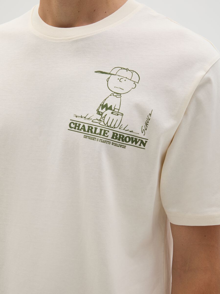 Beige Pure Cotton Relaxed Fit T-Shirt_3