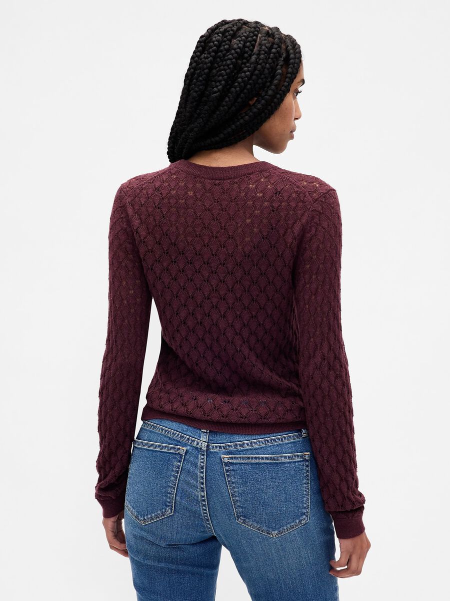 Maglione viola traforato_1