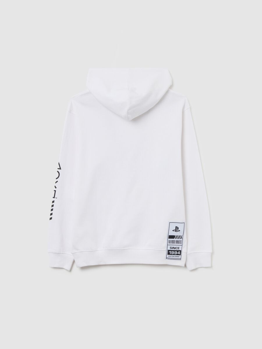 White pure cotton hoodie for boys_1
