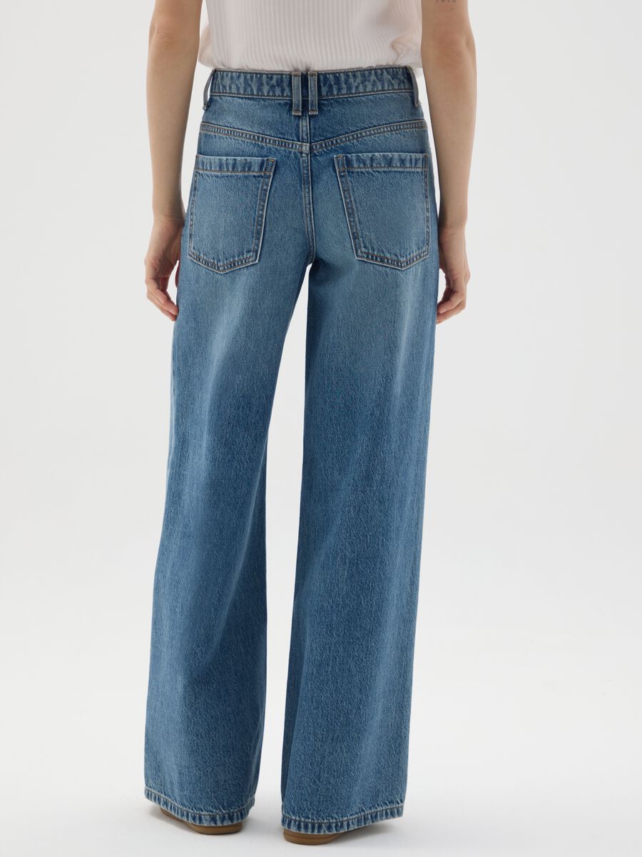 Wide Leg Denim Jeans_2