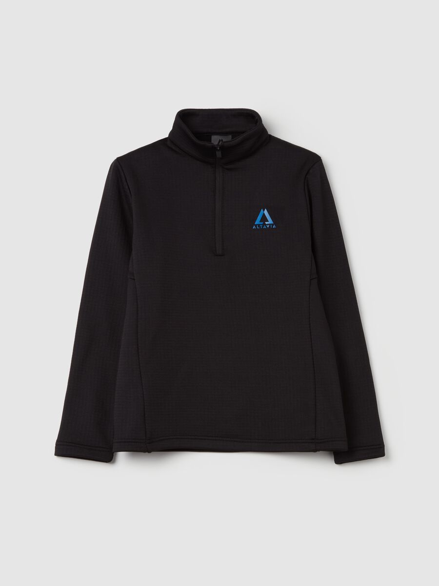 Waffle pile half-zip ALTAVIA WITH DEBORAH COMPAGNONI_3